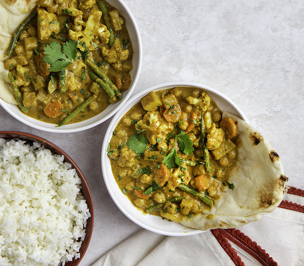 Vegetable Korma with Coconut Milk Edible Sarasota